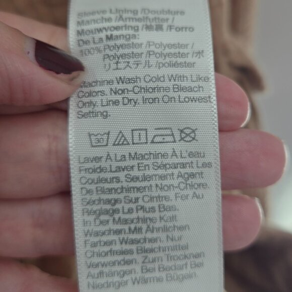 Madewell Beige Faded Earth Larsen Cotton Linen Textured Blazer XXS - Picture 13 of 14